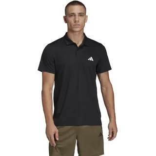 adidas Herren Train Essentials Training Polo Shirt, Black/White, M