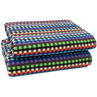 EXKLUSIV HEIMTEXTIL Badetuch 100 x 150 cm weiß 2 St.