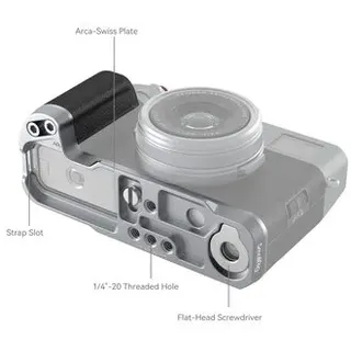SmallRig 4555B L-förmiger Griff für FUJIFILM X100VI / X100V  silber