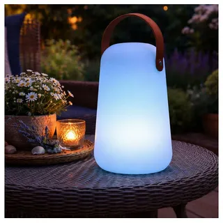 easy! by fhl RGB LED Außen-Tischleuchte Weiß
