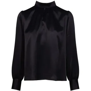 Seidensticker Damen Bluse - Fashion Bluse - Regular Fit – Stehkragen - Langarm – 100% Viskose