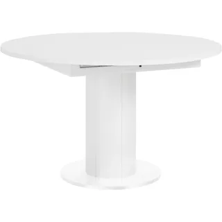 Mäusbacher Ø 130 cm weiß