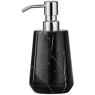 KLEINE WOLKE Seifenspender Carrara, Schwarz,