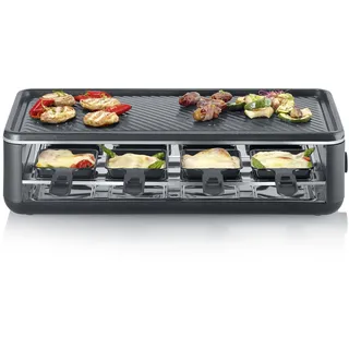 Severin RG 2365 Black Line Lite Raclette-Grill RG2365, schwarz