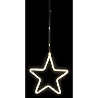 IDENA LED Deko Licht Stern 23x23 cm warmweiß
