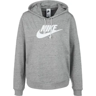Nike Kapuzenpullover Dk Grey Heather/White S