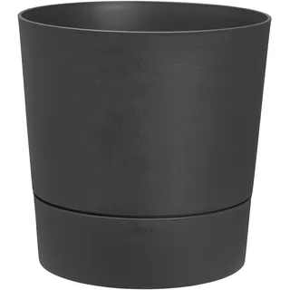 Blumentopf Elho Kunststoff Rund Modern - Grau