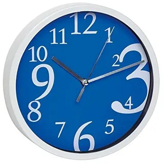 TFA Analoge Wanduhr 60,3034 20 cm blau/grün