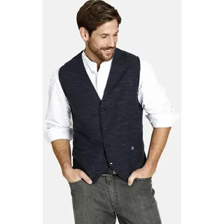 Sweatweste JAN VANDERSTORM "Sweatweste AHLMANN", Herren, Gr. XL, blau (dunkelblau), Obermaterial: 95% Baumwolle CO. 5% Polyester COOLMAX PES(Coolmax)., Westen Sweatweste