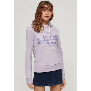 Superdry Kapuzensweatshirt »METALLIC VL GRAPHIC HOODIE« Superdry Wisteria Purple