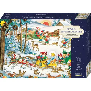 Puzzle-Adventskalender 'Weihnachtsumzug'