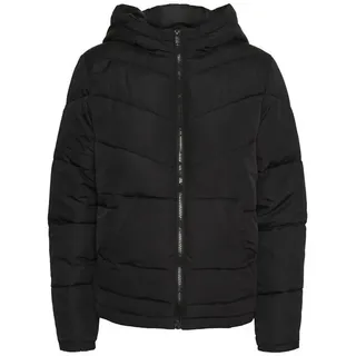 Noisy May Damen Puffer Jacke | Warme Stepp Winter Jacket | Wattierter Blouson NMDalcon Farben:Schwarz, Größe:34