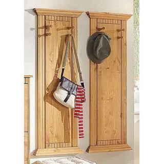 Home Affaire Garderobenpaneel Rustic 2 Stück Kiefer Beige