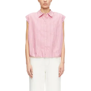 Comma Blusentop Ärmellose Bluse -gestreift, pink stripe