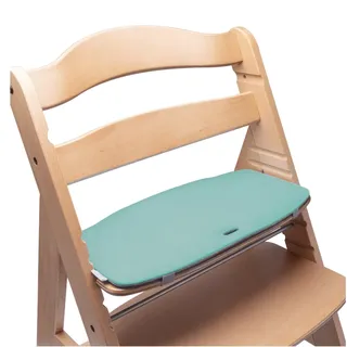 Sitzkissen Hochstuhl kompatibel mit Hauck Hochstuhl (türkis) Sitzpolster Kissen Sitzauflage Stuhl Polster Auflage Filz - Zubehör für Kinderstuhl Holz | Mahona