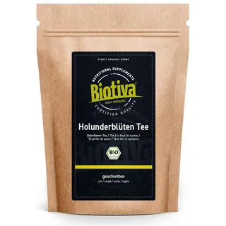 Biotiva Holunderblüten Tee Bio geschnitten 250 g