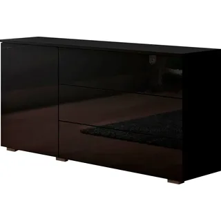 OTTO home Sideboard PARIS 111 x 68 x 39 cm Schwarz