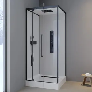 Aurlane Urban 2 Komplettdusche 90 x 215 cm schwarz/transparent D648360641500