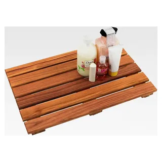 Teak Duschmatte rutschfest 33 x 50,8 cm