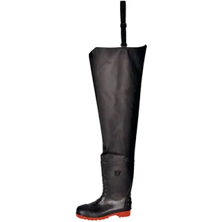 Overknee-Stiefel - Waders S5 Farbe: Schwarz Größe 47 - Portwest - Schwarz
