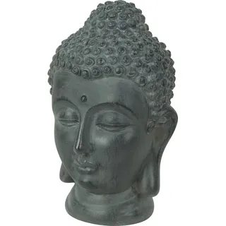 Dekofigur Buddha Grau 14 cm x 23,5 cm