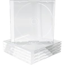 MediaRange CD-Leerhülle für 1 Disc transparentes Tray, Optische Medien Zubehör