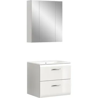WELLTIME Badezimmer-Set INOSIGN 3-tlg. Weiß Hochglanz