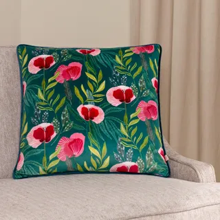 furn. Wylder Nature House of Bloom Poppy Polyester gefülltes Kissen Twin Pack