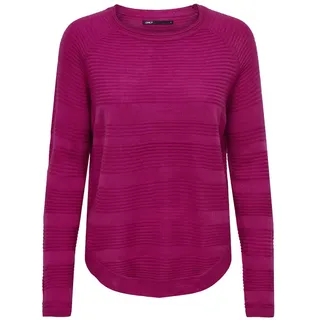 ONLY Damen Dünner Strick Pullover Langarm Rundhals Knitted Sweater Basic Stretch Jumper ONLCAVIAR