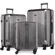 FERGÉ Kofferset Hartschale 3-teilig TSA Schloss Cannes Trolley-Set - 3er Set Hartschalenkoffer Roll-Koffer