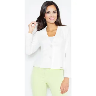 Figl Formelle Damenjacke Salon M379 natur M - Weiß