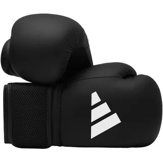 adidas Unisex Jugend Hybrid 25 Boxhandschuhe, Schwarz, 6 oz EU
