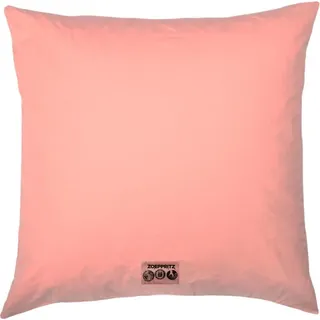 Zoeppritz Perkal-Kissenbezug Easy Farbe salmon Größe 80x80 - Rosa