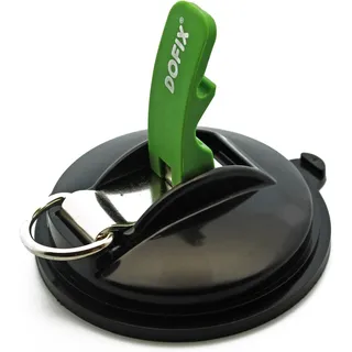 Dofix 2er Set Saugnapf mit Haken Saughaken bzw. Saughalter zur leichten Befestigung ohne Bohren Saugnapfhalterung bis zu 12kg inkl. 2 SHaken für Haushalt und Camping