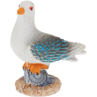 Miniaturtier Deko "Möwe" 5 cm Küste Vogel Mini Strand DIY basteln