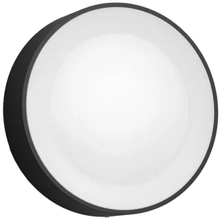 Philips Außenwandleuchte Aluminium 28,4 cm inkl. LED-Lampe schwarz