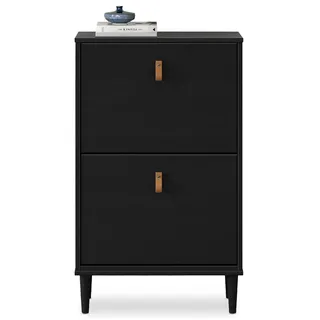 Idimex Schuhkipper 59 x 96 x 25 cm schwarz / schwarz