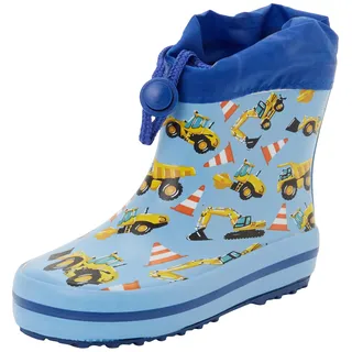 Beck Minibagger Gummistiefel Hellblau 18