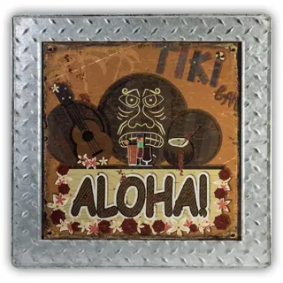 ZEP Plaque G6, Einzelbilderrahmen, Metall, Silber, 40 x 40 cm, Rechteckig - Silber