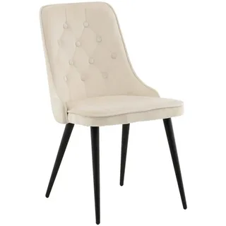 Livetastic Esszimmerstuhl Textil beige