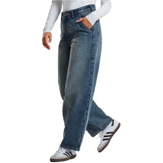 Urban Classics Tapered Baggy Jeans - Dirty Washed - 33
