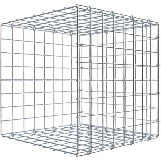 Gabiona C-Ring-Gabione-Anbaukorb Typ 2 40 x 40 x 40 cm Maschenw 5 x 5 cm