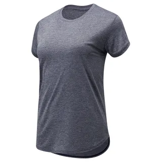 New Balance Damen Sport Core Heather Tee Top, Dunkelblau Eclipse meliert, M