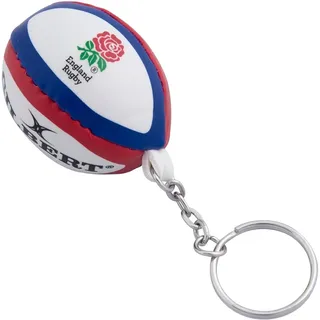 Gilbert Unisex England Rugby Ball Schlüsselanhänger, Mehrfarbig, One Size