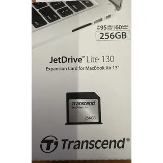 Transcend Jetdrive Lite 130 256 Abnehmbar Aufbewahrung Expansion für Macbook Air