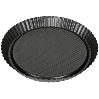 Tortenboden-Backform 28cm aus Schwarzblech Tarteform Obsttortenboden Kuchenform