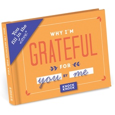 Knock Knock Why I'm Grateful for You Fill in the Love Book Fill-in-the-Blank Gift Journal, 4.5 x 3.25-inches