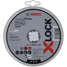 Bild X-Lock Standard Professional für Inox 125 x 1 mm 10er-Pack 2608619267