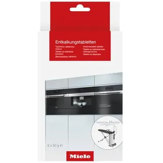 Miele GP DC CX 0061 T Entkalkungstabletten für Kaffeevollautomaten, Dampfgarer, Backöfen & Herde mit Klimagaren - 6er Pack
