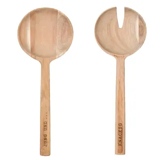 Unbekannt Salatbesteck Jung und Knackig